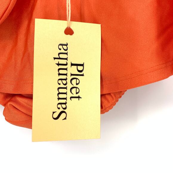 Samantha Pleet Womens Size XS Promise Bikini Bottom Clementine Orange NEW - Picture 4 of 6